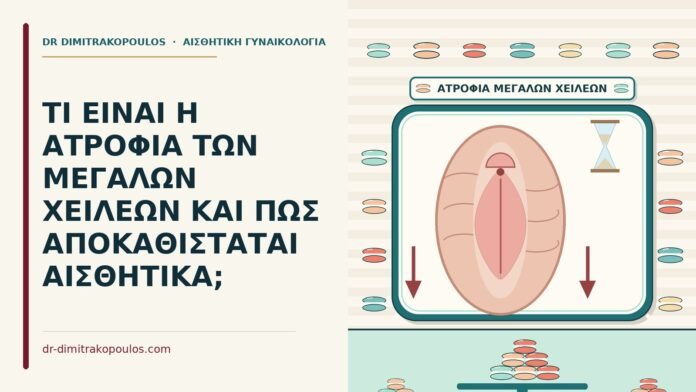 ατροφία των μεγάλων χειλέων