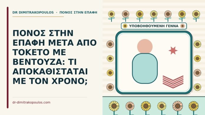 ΠΟΝΟΣ ΣΤΗΝ ΕΠΑΦΗ ΜΕΤΑ ΑΠΟ ΤΟΚΕΤΟ ΜΕ ΒΕΝΤΟΥΖΑ: ΤΙ ΑΠΟΚΑΘΙΣΤΑΤΑΙ ΜΕ ΤΟΝ ΧΡΟΝΟ; τοκετό με βεντούζα