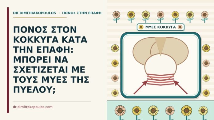 πόνος στον κόκκυγα κατά την επαφή