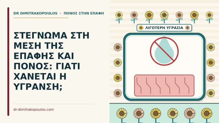 στέγνωμα στη μέση της επαφής