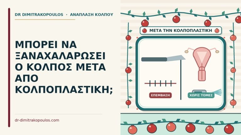 κόλπος μετά από κολποπλαστική
