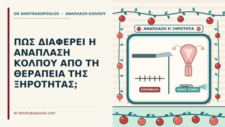 ανάπλαση κόλπου και η θεραπεία ξηρότητας