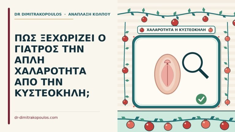 χαλαρότητα και η κυστεοκήλη