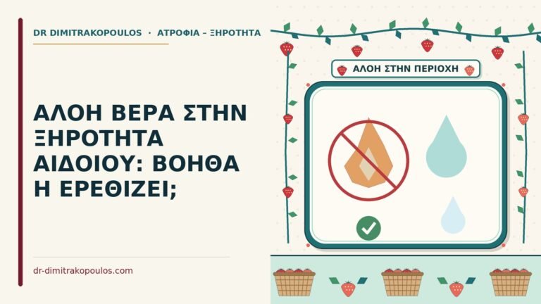 αλόη βέρα στην ξηρότητα αιδοίου