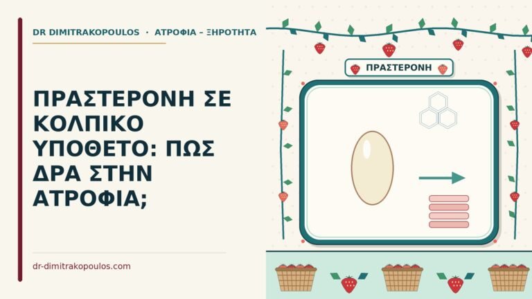 πραστερόνη σε κολπικό υπόθετο