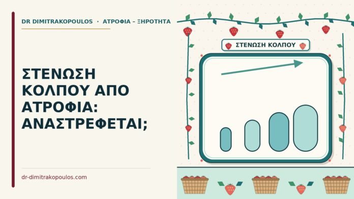 ΣΤΕΝΩΣΗ ΚΟΛΠΟΥ ΑΠΟ ΑΤΡΟΦΙΑ: ΑΝΑΣΤΡΕΦΕΤΑΙ; στένωση κόλπου από ατροφία