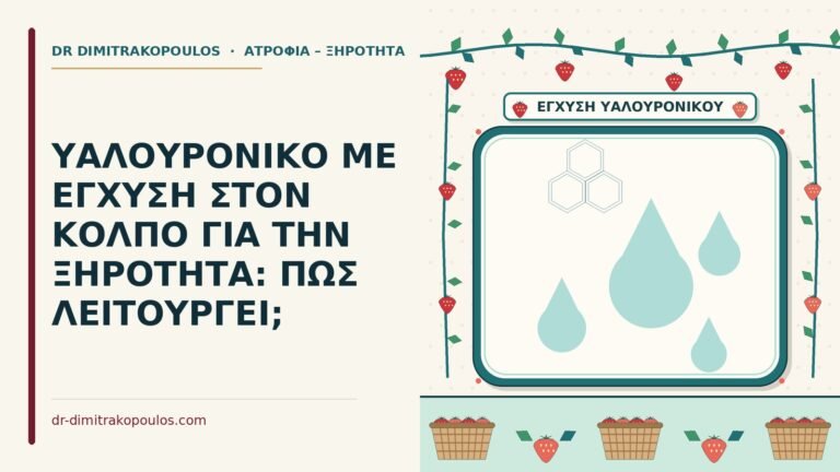 υαλουρονικό με έγχυση στον κόλπο