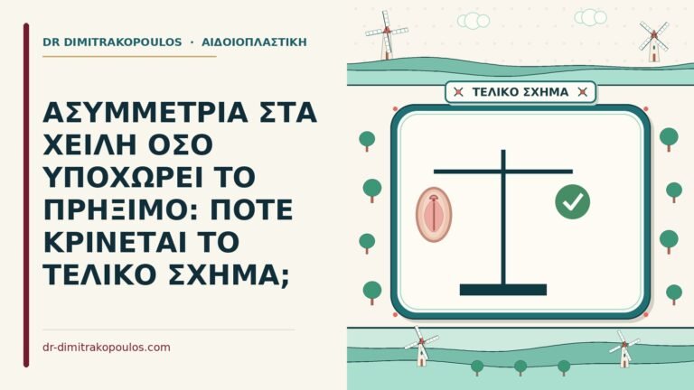 ασυμμετρία μετά τη χειλεοπλαστική