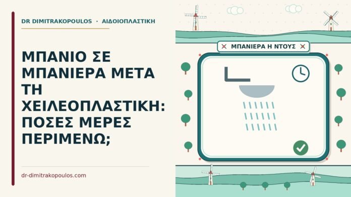 μπανιέρα μετά τη χειλεοπλαστική