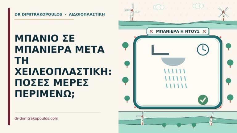 μπανιέρα μετά τη χειλεοπλαστική