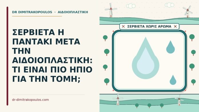 σερβιέτα μετά την αιδοιοπλαστική