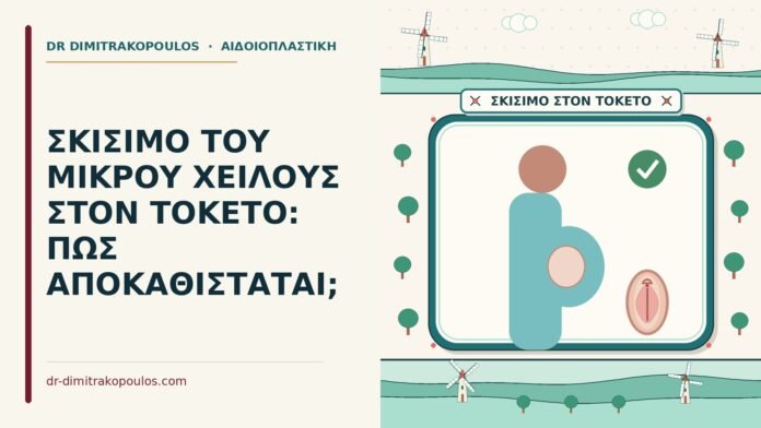 ΣΚΙΣΙΜΟ ΤΟΥ ΜΙΚΡΟΥ ΧΕΙΛΟΥΣ ΣΤΟΝ ΤΟΚΕΤΟ: ΠΩΣ ΑΠΟΚΑΘΙΣΤΑΤΑΙ; σκίσιμο του μικρού χείλους στον τοκετό