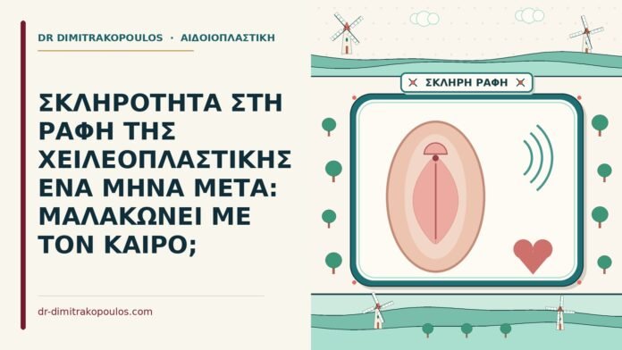 ΣΚΛΗΡΟΤΗΤΑ ΣΤΗ ΡΑΦΗ ΤΗΣ ΧΕΙΛΕΟΠΛΑΣΤΙΚΗΣ ΕΝΑ ΜΗΝΑ ΜΕΤΑ: ΜΑΛΑΚΩΝΕΙ ΜΕ ΤΟΝ ΚΑΙΡΟ; σκληρότητα κατά μήκος της ραφής
