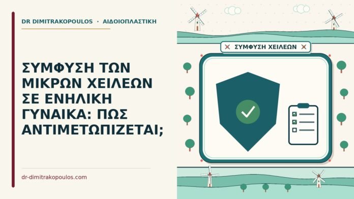 σύμφυση των μικρών χειλέων
