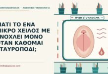 ΓΙΑΤΙ ΤΟ ΕΝΑ ΜΙΚΡΟ ΧΕΙΛΟΣ ΜΕ ΕΝΟΧΛΕΙ ΜΟΝΟ ΟΤΑΝ ΚΑΘΟΜΑΙ ΣΤΑΥΡΟΠΟΔΙ; μικρό χείλος