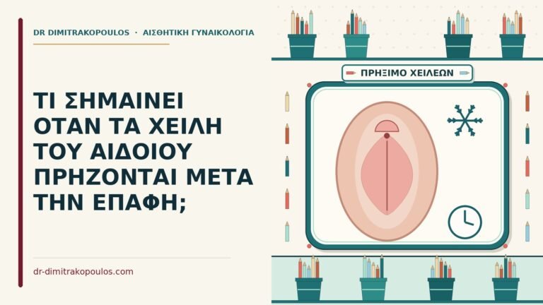 χείλη του αιδοίου πρήζονται