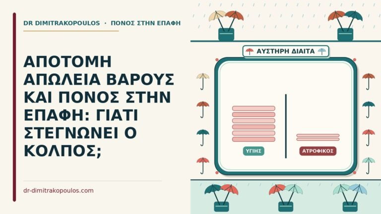 απότομη απώλεια βάρους