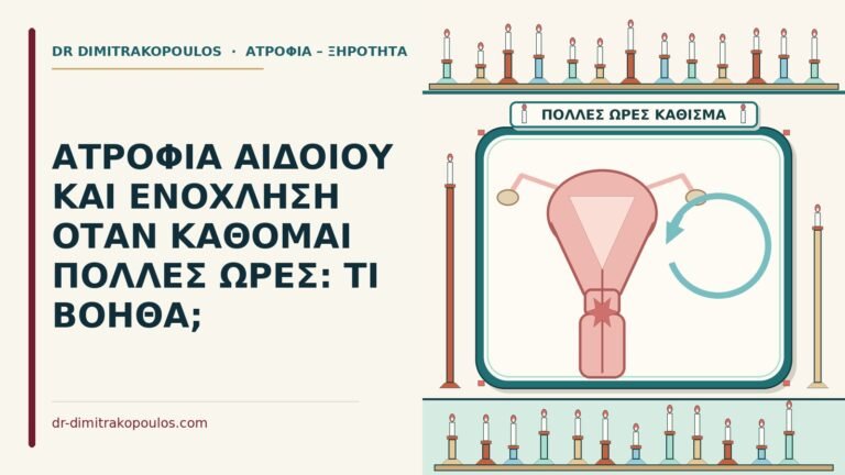 ατροφία αιδοίου και ενόχληση στο κάθισμα