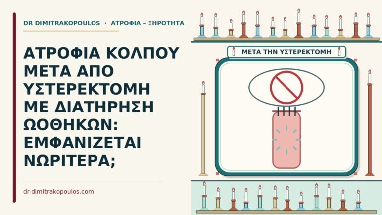ατροφία κόλπου μετά από υστερεκτομή