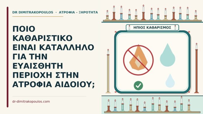 καθαριστικό για την ευαίσθητη περιοχή