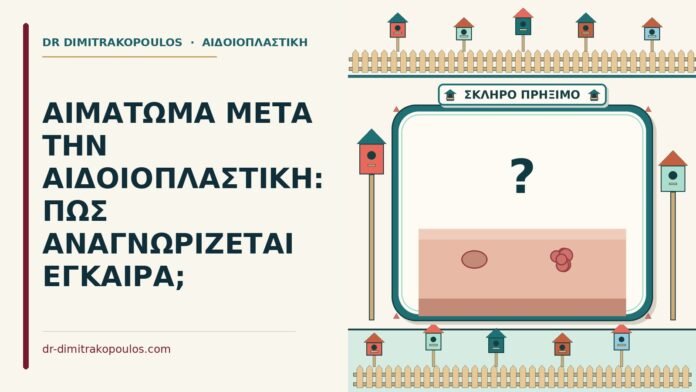 αιμάτωμα μετά την αιδοιοπλαστική