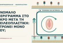 ανώμαλο περίγραμμα στο άκρο