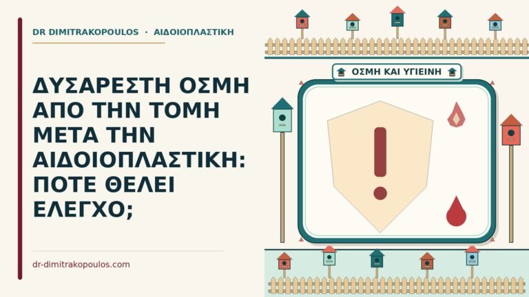 δυσάρεστη οσμή από την τομή