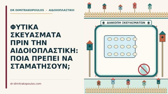 ΦΥΤΙΚΑ ΣΚΕΥΑΣΜΑΤΑ ΠΡΙΝ ΤΗΝ ΑΙΔΟΙΟΠΛΑΣΤΙΚΗ: ΠΟΙΑ ΠΡΕΠΕΙ ΝΑ ΣΤΑΜΑΤΗΣΟΥΝ; φυτικά σκευάσματα
