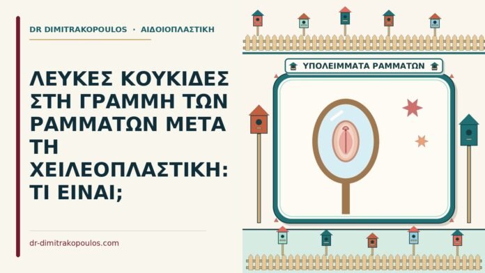 λευκές κουκίδες στη γραμμή των ραμμάτων