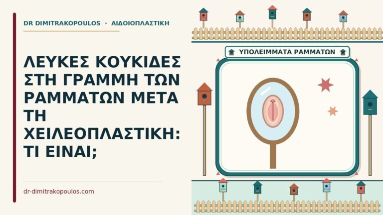 λευκές κουκίδες στη γραμμή των ραμμάτων