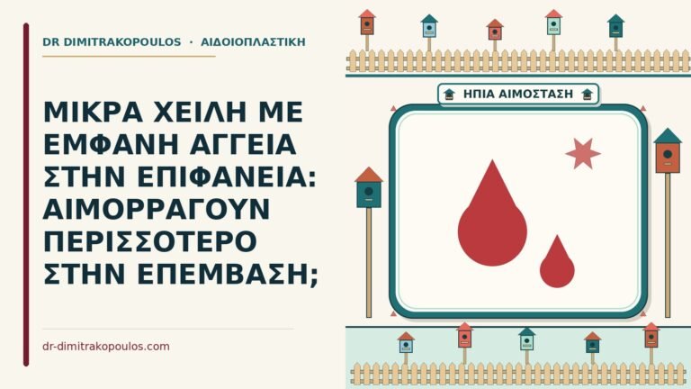 εμφανή αγγεία