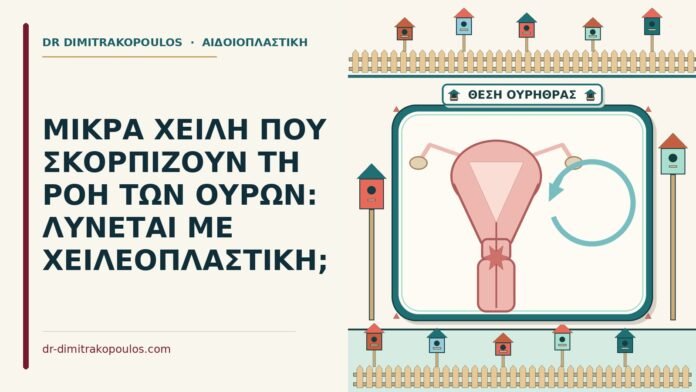 ΜΙΚΡΑ ΧΕΙΛΗ ΠΟΥ ΣΚΟΡΠΙΖΟΥΝ ΤΗ ΡΟΗ ΤΩΝ ΟΥΡΩΝ: ΛΥΝΕΤΑΙ ΜΕ ΧΕΙΛΕΟΠΛΑΣΤΙΚΗ; σκορπίζουν τη ροή των ούρων