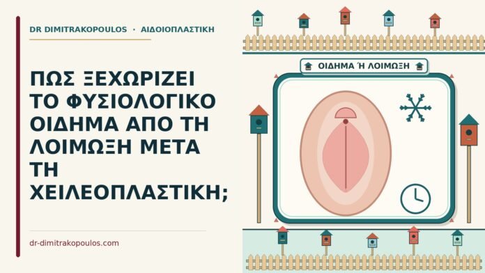 ΠΩΣ ΞΕΧΩΡΙΖΕΙ ΤΟ ΦΥΣΙΟΛΟΓΙΚΟ ΟΙΔΗΜΑ ΑΠΟ ΤΗ ΛΟΙΜΩΞΗ ΜΕΤΑ ΤΗ ΧΕΙΛΕΟΠΛΑΣΤΙΚΗ; φυσιολογικό οίδημα