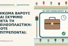σήκωμα βάρους και σκύψιμο