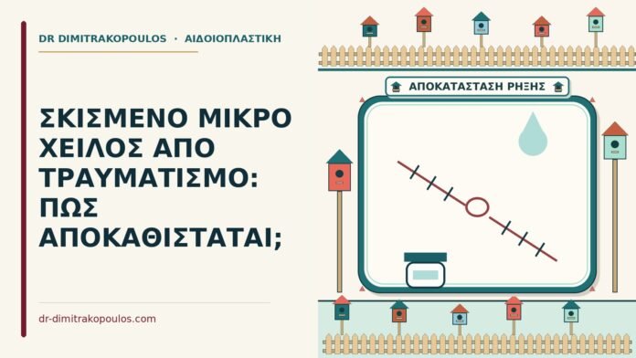 ΣΚΙΣΜΕΝΟ ΜΙΚΡΟ ΧΕΙΛΟΣ ΑΠΟ ΤΡΑΥΜΑΤΙΣΜΟ: ΠΩΣ ΑΠΟΚΑΘΙΣΤΑΤΑΙ; σκισμένο μικρό χείλος