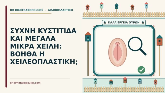 ΣΥΧΝΗ ΚΥΣΤΙΤΙΔΑ ΚΑΙ ΜΕΓΑΛΑ ΜΙΚΡΑ ΧΕΙΛΗ: ΒΟΗΘΑ Η ΧΕΙΛΕΟΠΛΑΣΤΙΚΗ; συχνή κυστίτιδα