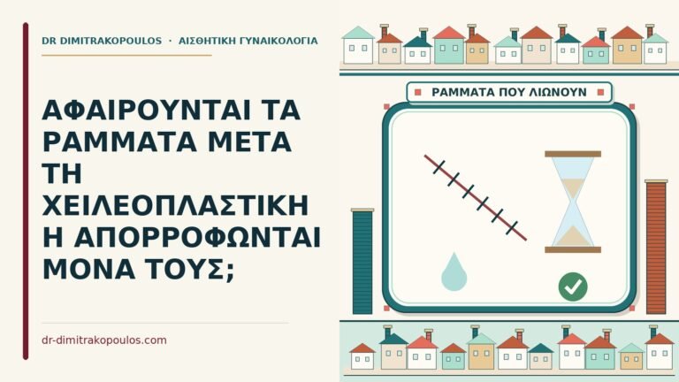 ράμματα μετά τη χειλεοπλαστική