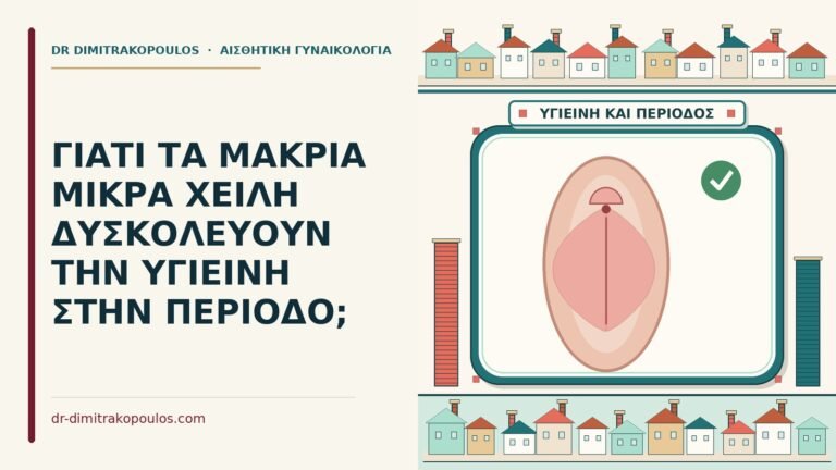 μακριά μικρά χείλη
