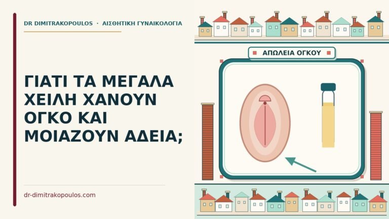 μεγάλα χείλη χάνουν όγκο