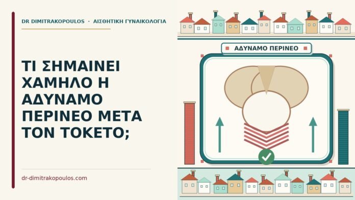 ΤΙ ΣΗΜΑΙΝΕΙ ΧΑΜΗΛΟ Η ΑΔΥΝΑΜΟ ΠΕΡΙΝΕΟ ΜΕΤΑ ΤΟΝ ΤΟΚΕΤΟ; αδύναμο περίνεο