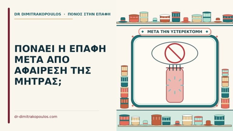 επαφή μετά από αφαίρεση της μήτρας