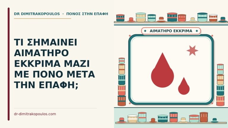 αιματηρό έκκριμα