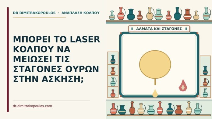 ΜΠΟΡΕΙ ΤΟ LASER ΚΟΛΠΟΥ ΝΑ ΜΕΙΩΣΕΙ ΤΙΣ ΣΤΑΓΟΝΕΣ ΟΥΡΩΝ ΣΤΗΝ ΑΣΚΗΣΗ; σταγόνες ούρων