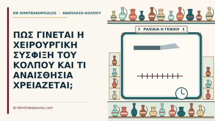 ΠΩΣ ΓΙΝΕΤΑΙ Η ΧΕΙΡΟΥΡΓΙΚΗ ΣΥΣΦΙΞΗ ΤΟΥ ΚΟΛΠΟΥ ΚΑΙ ΤΙ ΑΝΑΙΣΘΗΣΙΑ ΧΡΕΙΑΖΕΤΑΙ; χειρουργική σύσφιξη του κόλπου