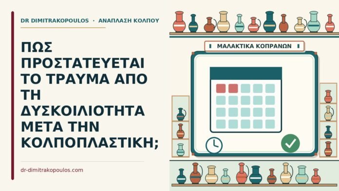 ΠΩΣ ΠΡΟΣΤΑΤΕΥΕΤΑΙ ΤΟ ΤΡΑΥΜΑ ΑΠΟ ΤΗ ΔΥΣΚΟΙΛΙΟΤΗΤΑ ΜΕΤΑ ΤΗΝ ΚΟΛΠΟΠΛΑΣΤΙΚΗ; δυσκοιλιότητα μετά την κολποπλαστική