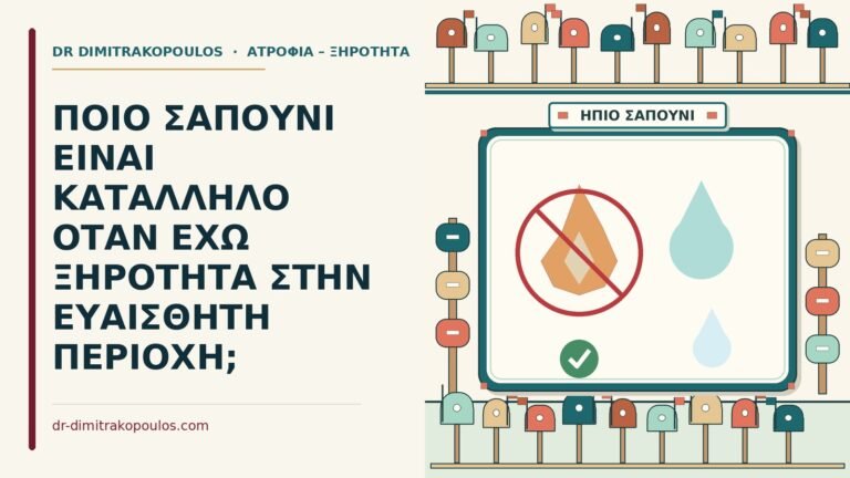 ξηρότητα στην ευαίσθητη περιοχή