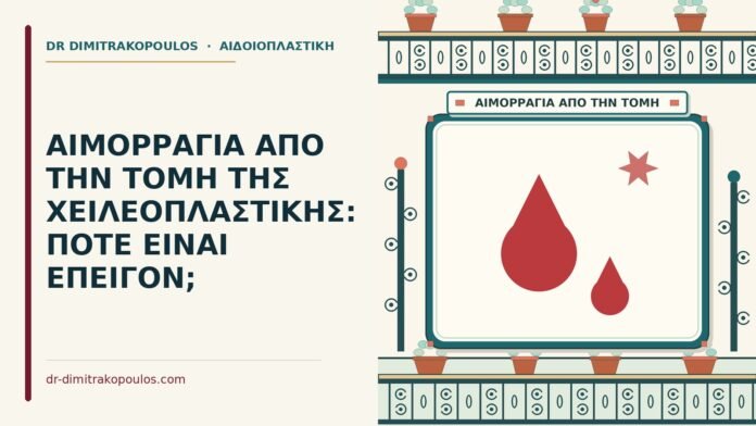 αιμορραγία από την τομή