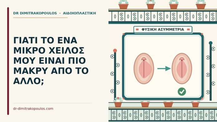 ΓΙΑΤΙ ΤΟ ΕΝΑ ΜΙΚΡΟ ΧΕΙΛΟΣ ΜΟΥ ΕΙΝΑΙ ΠΙΟ ΜΑΚΡΥ ΑΠΟ ΤΟ ΑΛΛΟ; πιο μακρύ από το άλλο