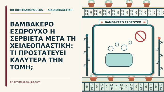 ΒΑΜΒΑΚΕΡΟ ΕΣΩΡΟΥΧΟ Η ΣΕΡΒΙΕΤΑ ΜΕΤΑ ΤΗ ΧΕΙΛΕΟΠΛΑΣΤΙΚΗ: ΤΙ ΠΡΟΣΤΑΤΕΥΕΙ ΚΑΛΥΤΕΡΑ ΤΗΝ ΤΟΜΗ; βαμβακερό εσώρουχο