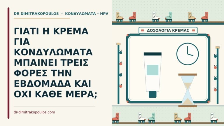 κρέμα τρεις φορές την εβδομάδα